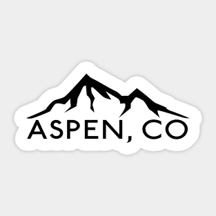 Aspen Colorado Skiing Ski Sticker